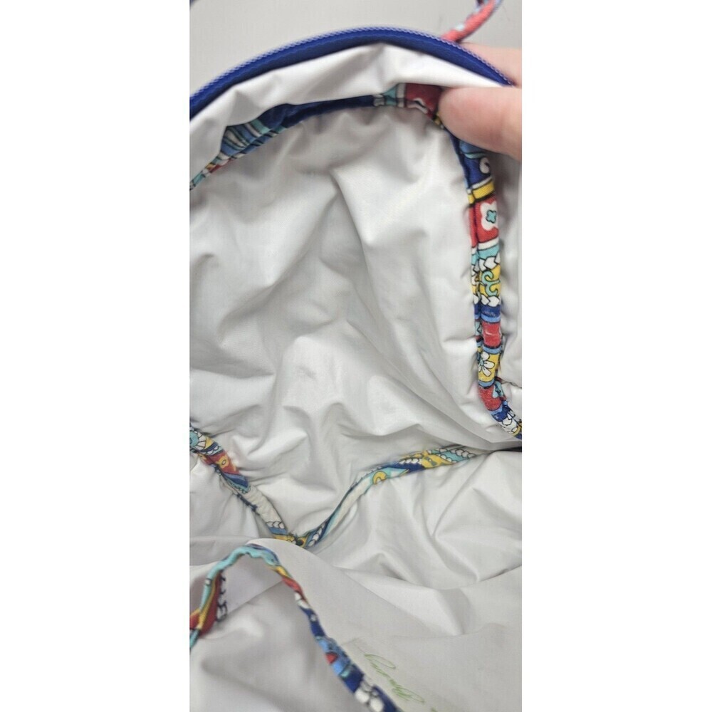 Vera Bradley Lunch Bag Retired Pattern Marina Paisley Multicolor ID Holder - Picture 9 of 12